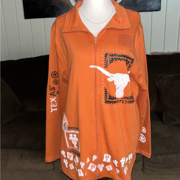 P. Michael • Texas Longhorn • Orange • Collegiate Apparel • Medium • Jacket •New - Picture 2 of 16